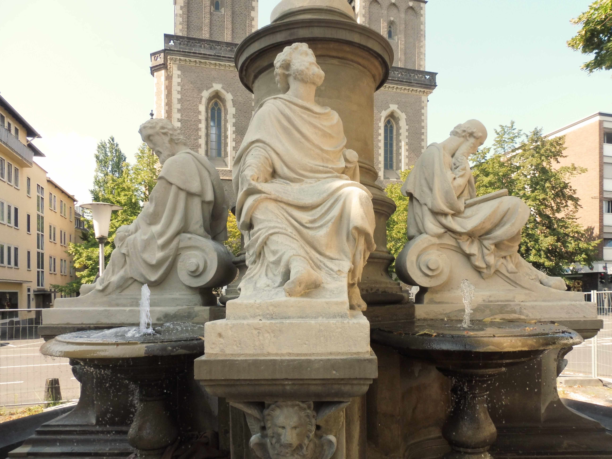 Christusbrunnen Bonn Gußmodell Stadt Blankenberg